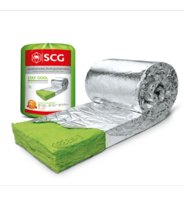 SCG ฉนวนกันความร้อนSTAY COOL รุ่น 75 มม.PREMIUM ขนาด 0.60 x 4 เมตร