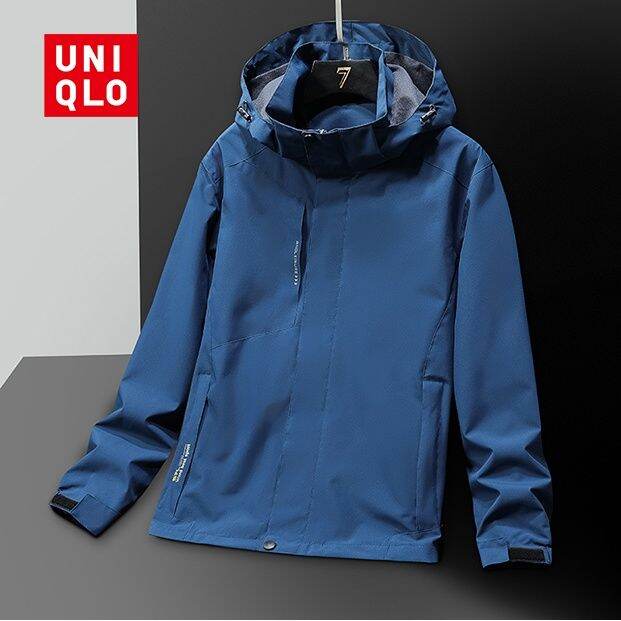 uniqlo-เสื้อแจ็กเก็ตกันฝน-แบบนิ่ม-ทรงหลวม-กันน้ํา-ขนาดใหญ่-คุณภาพสูง-สําหรับผู้ชาย-2022-ไซซ์-l-7xl