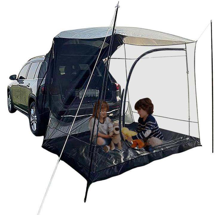 SUV Tent Attachment For Camping Oxford Tailgate Tent Foldable UVProof