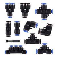 8mm Slide Lock Quick Connector 3 Way Elbow Straight Through Gas Quick Release Plastic Push Garden Irrigation Connector 2pcs Watering Systems  Garden H