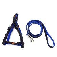 สุนัข Pet Leash Harness ทนทาน Denim Harness สำหรับสุนัขขนาดกลางขนาดเล็ก Pet Breakaway Leash Quick Release สุนัข Harness Leash ชุด ZX0033