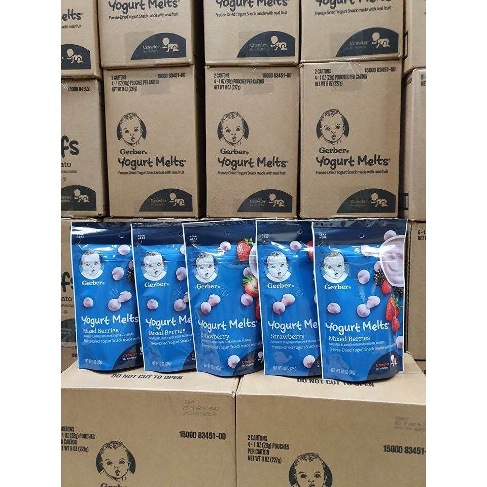Gerber ขนมสำหรับเด็ก ขนมรูปดาว พร้อมส่ง สินค้าของแท้ นำเข้าจาก USA