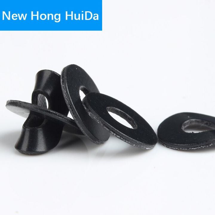 100pcs-pvc-washers-m2-m2-5-m3-m4-m5-m6-m8-m10-m12-soft-plastic-gasket-black-insulation-flat-paded-for-screws-nails-screws-fasteners