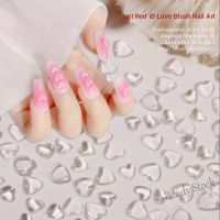 【hot sale】 ▨¤✙ B50 100PC transparent love nail accessories/jelly resin nail drill/blush love nail accessories