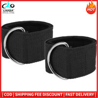 2Pcs ฟิตเนสสายรัดข้อเท้าสำหรับเครื่องสายเคเบิลปรับข้อเท้า Cuffs Glute ขาออกกำลังกาย