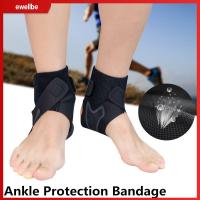 EWELLBE 1PC/1 Pair ความปลอดภัยในการเล่นกีฬา วิ่ง ผ้าพันแผลป้องกันเท้า Guard Band ปรับได้ รั้งข้อเท้า ผ้าพันข้อเท้า ป้องกันแพลง รั้งข้อเท้ายางยืด