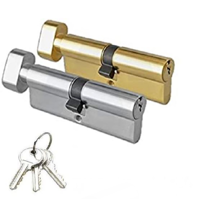 Reliable Zinc Lock Core For Enhanced Security Convenient Key And Thumb Turn Mechanism For Aluminum Doors Key And Thumb Turn Lock For Aluminum Doors Zinc Lock Core For Secure Door Locking Door Bolts With Euro Cylinder Barrel Lock For Wooden Doors