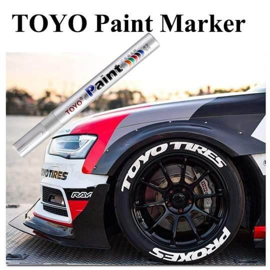 Toyo Marker Pen Permanent Multipurpose Waterproof Colourful Paint