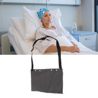 Waterproof Adjustable Holder Reusable Urine Drainage Bag Holder Fixed Catheter Double Pockets Urine Drainage Bag Gray for