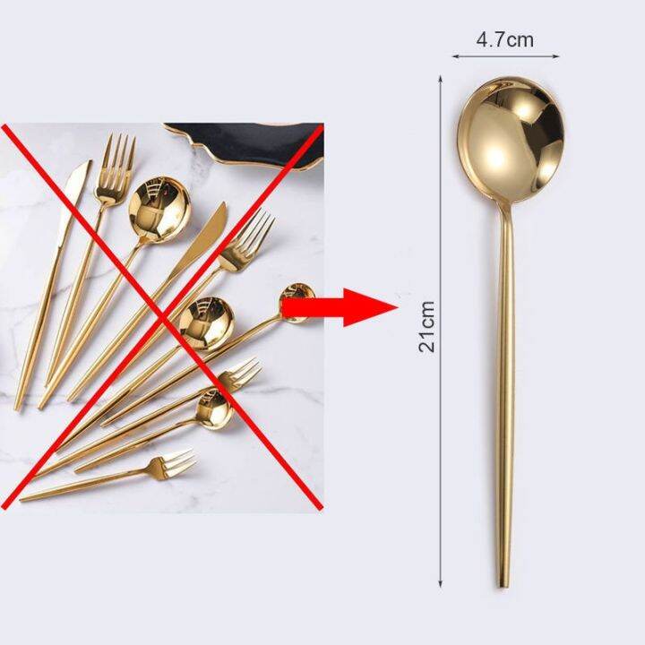 western-style-food-tableware-steak-knife-and-fork-three-piece-home-long-handle-stainless-steel-light-modern-luxury-dessert-spoons-chopsticks-insth