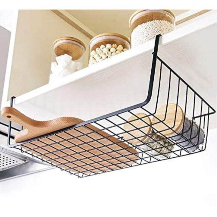 BEST SELLER AUTHENTIC Under Shelf Hanging Storage Basket Space Saving