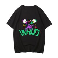 Mens Large T-shirt Music Emo Rap Jjuice Wwrld Gothic T Shirts Men Cotton Tshirts Handsome Hip Hop Style Tshirts High