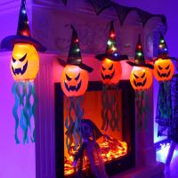 [A Decoration] HalloweenLed String Lights Pumpkin Ghost Led Lights For DiyParty Decorations Supplies For Home DIY Party Decor ซื้อทันทีเพิ่มลงในรถเข็น