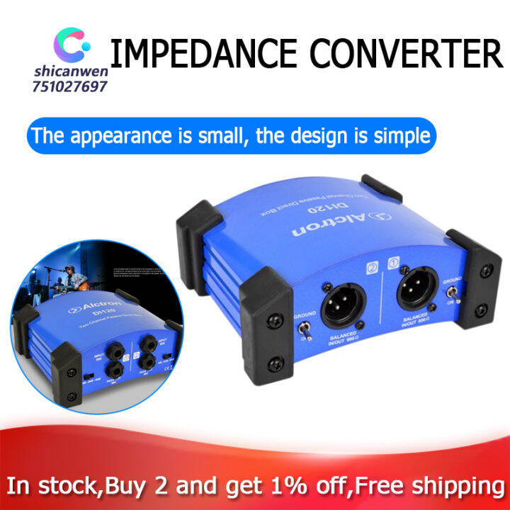 Alctron DI120 TwoWay Passive DI Box Impedance Converter DI BOX Stage
