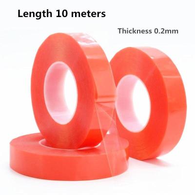 1 Roll Strong 0.2mm Thick 10meter  Acrylic Adhesive Double Sided Tape for phone Repair Tablet Display Lens LCD Screen Car paste Adhesives Tape