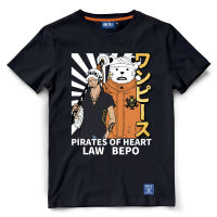 เสื้อยืดวันพีช One Piece 1015-BK LAW