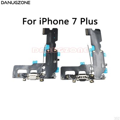 10 ชิ้น / ล็อตสําหรับ iPhone 7 Plus 7G 4.7 5.5 นิ้ว USB Charge Dock Connector พอร์ตชาร์จแจ็คซ็อกเก็ตปลั๊ก Flex Cable