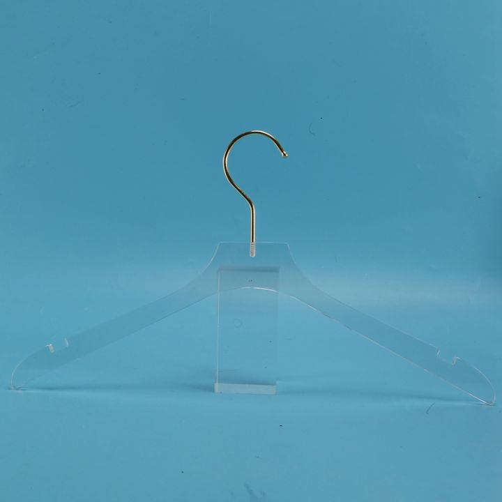 5-pcs-clear-acrylic-clothes-hanger-with-gold-hook-transparent-shirts-dress-hanger-with-notches-for-lady-kids