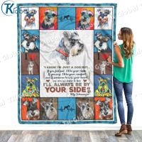 I love my Schnauzer blanket, gift for Dogos loveles fleece, Sherpa blanket