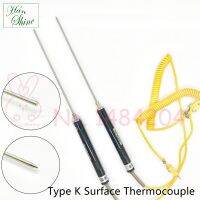 Type K Sur Thermocouple -50 ~ 500 °C ≥ 3Mm L = 175Mm หัวแบน/ปลายเข็มสำหรับฝังเข็มเซ็นเซอร์อุณหภูมิมือถือ1M สายเคเบิล