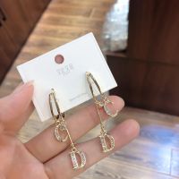 Fashion earrings ต่างหูเงินแท้925 ต่างหู ต่างหูเกาหลี สินค้าใหม่