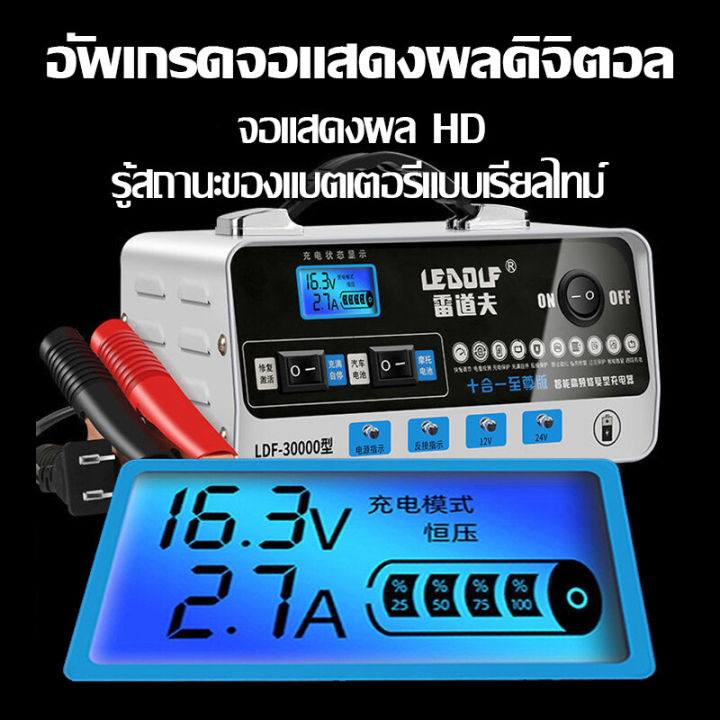 เครื่องชาทแบต12v24-เครื่องชาร์จแบตเตอรี่-เครื่องชาร์จ-เครื่องชาตแบต12v24-เครื่องชาร์จ12v-เครื่องชาร์จbattery-เครื่องชาร์จแบต12v-เครื่องชาร์จแบตเตอรี่-เครื่องชาร์จ-เครื่องชาร์จอัจฉริยะและซ่อมแบตเตอรี่ร