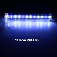 2ชิ้น28.5เซนติเมตรนำคลิปไฟตู้ปลาบนไฟตู้ปลาสีขาว + สีฟ้านำ5730SMD แก้วคริสตัลไฟตู้ปลา Ing,AC220V