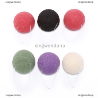 xingwendanp 2X round NATURAL JAC Charcoal Facial Soft พัฟล้างหน้าฟองน้ำ