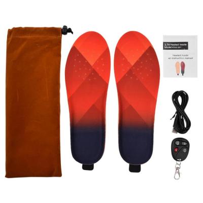 Heated Insoles 3300mAh Electric Heated Foot Warmer Cuttable Electric Heated Insoles for Men Women Outdoor Hunting Fishing Camping Hiking heathly