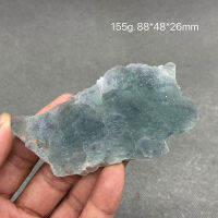 100 Natural Blue Stepped Fluorite Cluster ตัวอย่างแร่อัญมณีระดับหินและคริสตัล