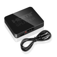 HDMI Switch Full HD 1080P HDCP 4K HDMI Splitter Switcher 1X2แยก1ใน2 Out เครื่องขยายเสียง Dual Display สำหรับ PS3 HD DVD