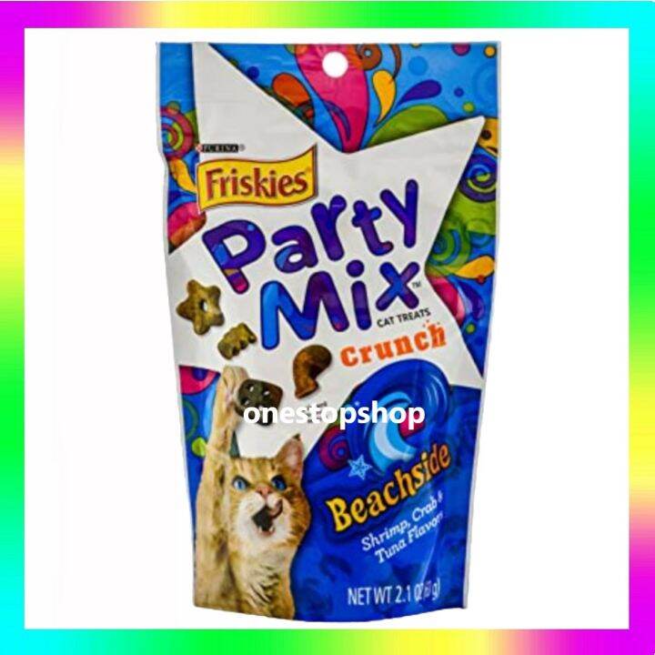 Purina Friskies Party Mix Crunch Beachside Cat Treats 60g Lazada PH