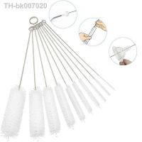 ✙✌□  10pcs Pipe Tube Brush Pipe Cleaning Brushes Nylon Bristle Drinking Straws Cleaner Brush for Washing Kettle Spout Teapot Nozzle