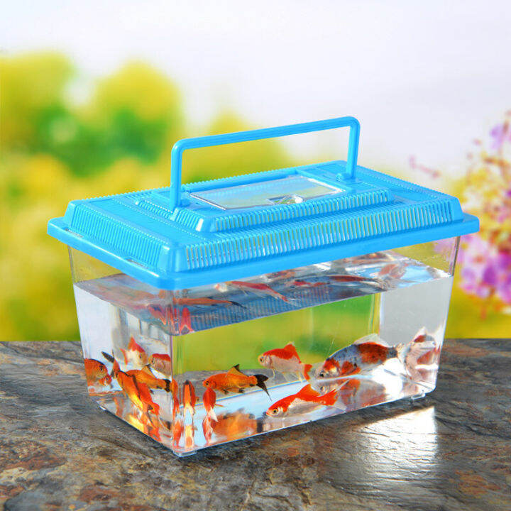 Mini Fish Tanks Betta Fish Tank Aquarium Tank Building Block Fish Bowl ...