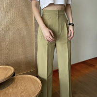 Felt.bkk Moscow pant in matcha กางเกงขายาวเอวสูงทรงกระบอก สีเขียวมัทฉะ