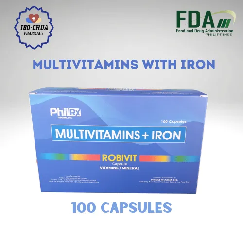 Multivitamins Plus Iron Robivit 100 Capsules Lazada Ph