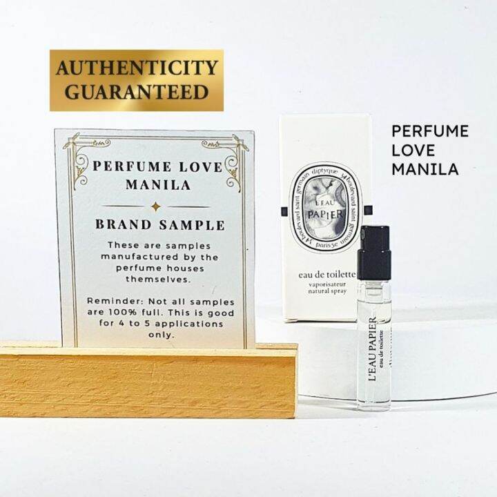 PERFUME VIAL Diptyque Leau Papier 2ml boxed sample | Lazada PH