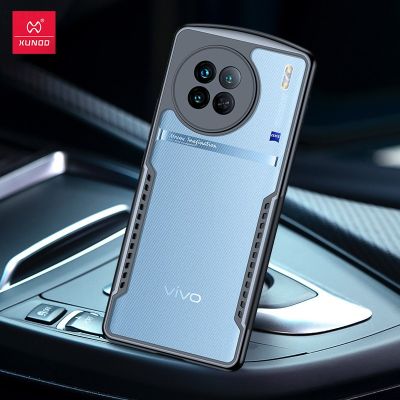 เคสโทรศัพท์กันกระแทก Xundd เคสสำหรับ VIVO X90 Pro Plus ปราศจากลายนิ้วมือฝาหลังเคสระบายความร้อนสำหรับ Vivo X90pro Capa