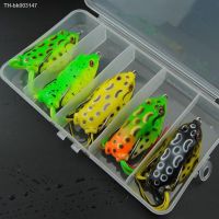 ∈ 5PCS Lure Fishing Bait Snakehead Bass Jointed Trout Swim Frog Lure Bait Simulated Pond Fishing Crank Bait Fishing Accessories