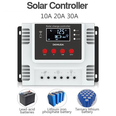 Solar Charge Controller App Real-Time Data Monitoring LED Display Intelligent 12V/24V/48V Solar Controller