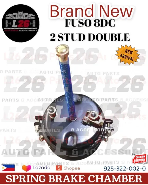 Fuso 8DC SPRING BRAKE CHAMBER 2 stud 9253220020 / 30/30 Double