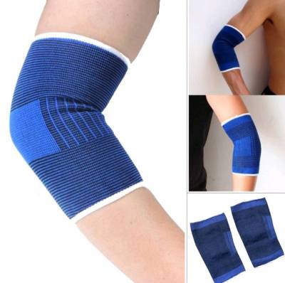 ผ้ารัดข้อศอก ELBOW SUPPORT พยุงข้อศอก กล่องละ 1 ชิ้น/ข้าง(1 pcs.) ฟรีไซร์ ป้องกันการบาดเจ็บ ลดการเคลื่อของข้อศอก สำหรับเล่นกีฬาหรือทำงานหนัก