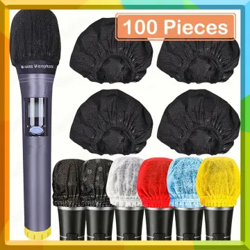 1pc Handheld Mic Sleeve Wireless Microphone Silicone Protective Cover  Drop-proof