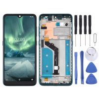 ( Uniqueness Parts Store ) หน้าจอ TFT LCD สำหรับ Nokia 7.2 TA-1196 Digitizer Assembly เต็มรูปแบบพร้อมเฟรม