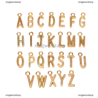 xingwendanp Silver/GOLD 26pcs alphabet A-Z ตัวอักษร pendents DIY เครื่องประดับค้นพบ Charms