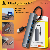 BASEUS  ฮัป อแดปเตอร์ 4 พอร์ต UltraJoy Series Portable USB-A to USB3.0 4-Port Expansion HUB Lite 15cm