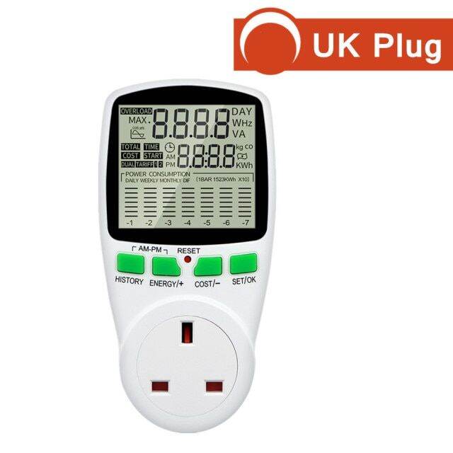 Digital Energy Meter Kwh AC Power Meter Wattmeter Wattage Electricity