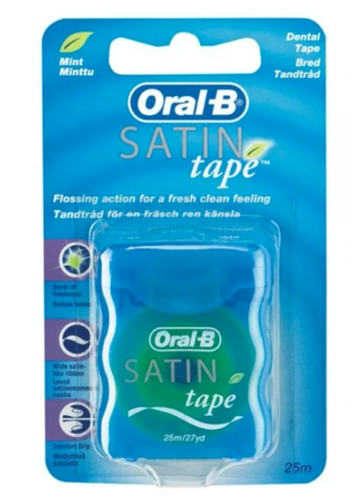 Oral B Satin Tape Mint Dental Floss 25m | Lazada PH