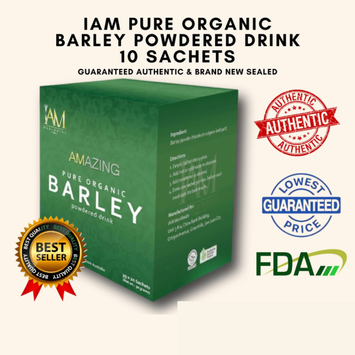 ( Quality Harvest ) 1 BOX I AM Amazing Pure Organic Barley BEST SELLER