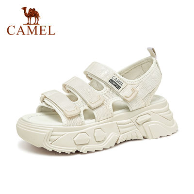 TOP☆Cameljeans Womens Shoes Summer New Thick-soled Sandals Fashion Beach Shoes Women